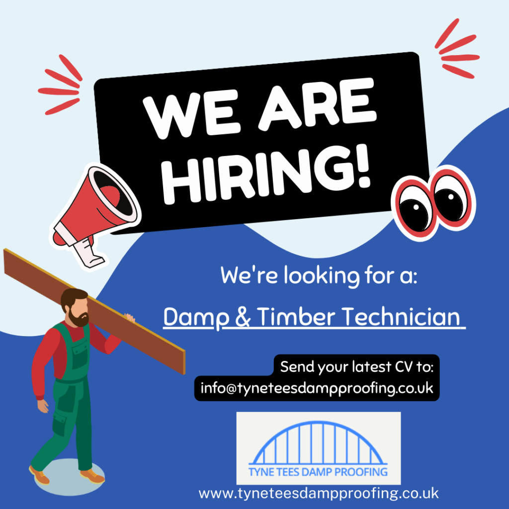 Damp & Timber Technician Vacancy - Tyne Tees Damp Proofing