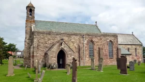 St Mary's church in Holy Island (also known as Lindisfarne).